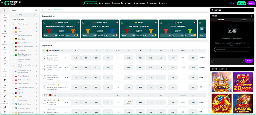 Granawin sportsbook Granawin sportsbook